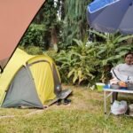 Donatur Alhidayah laaduny Membangun tenda perkemahan, agar terasa suasana alam yang asri di villa stone garden Cisarua Bogor.